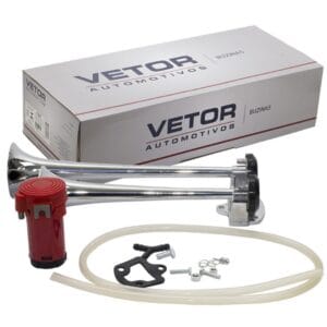 Buzina Eletropneumática Universal Automotiva e Maritima 12v