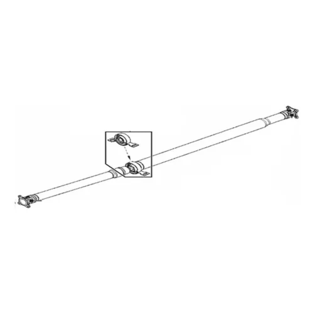 SUPORTE DO CARDAN COM ROLAMENTO RENAULT DUSTER | 97t Peças e Acessórios