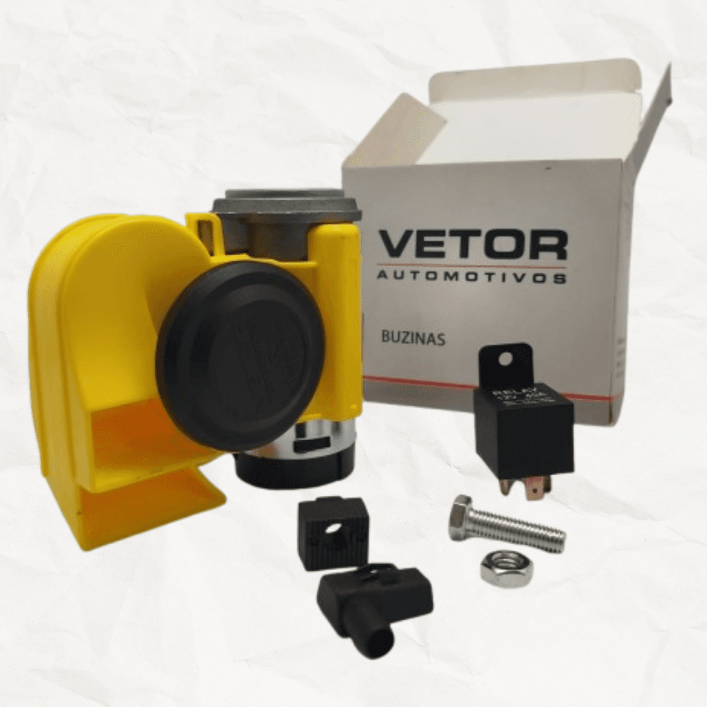 Buzina Automotiva Compacta Eletropneumática 12v