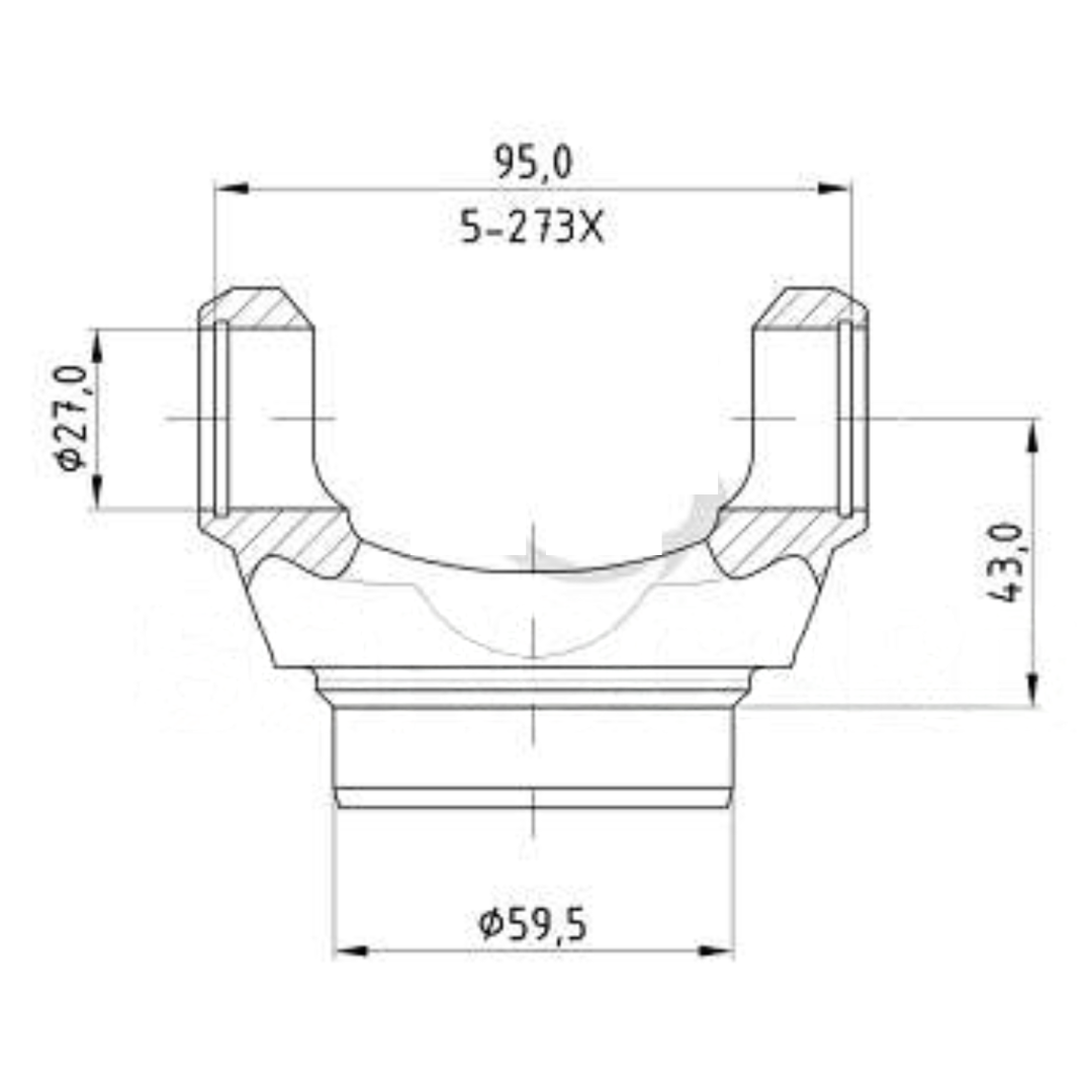 Garfo do Cardan Reforçado – VW Amarok | 97t Peças e Acessórios